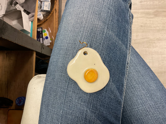 Soda Lime Creations Egg Ornament