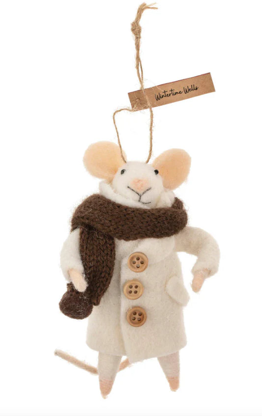 Felt Mice Ornaments