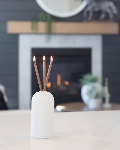 Champagne Everlasting Candles - Made in Canada