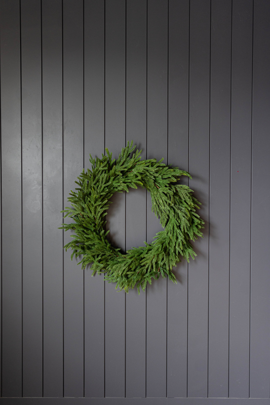 Norfolk Full Real Touch Wreath - 34"