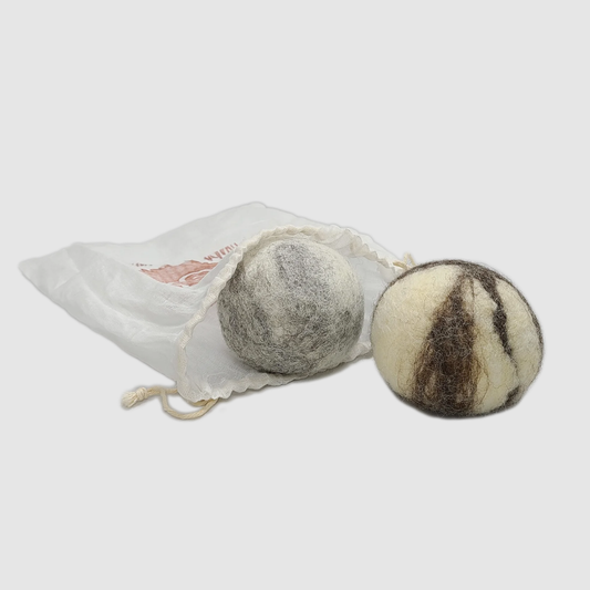 Woolf - Wool Ball for Dogs | Set of 2 | Natural Fetch Toy