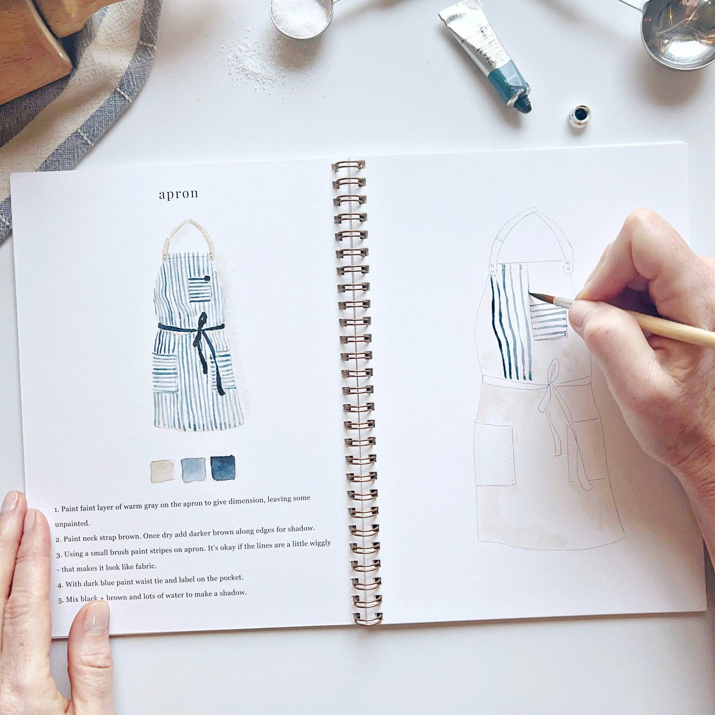 Emily Lex Watercolor Baking Workbook