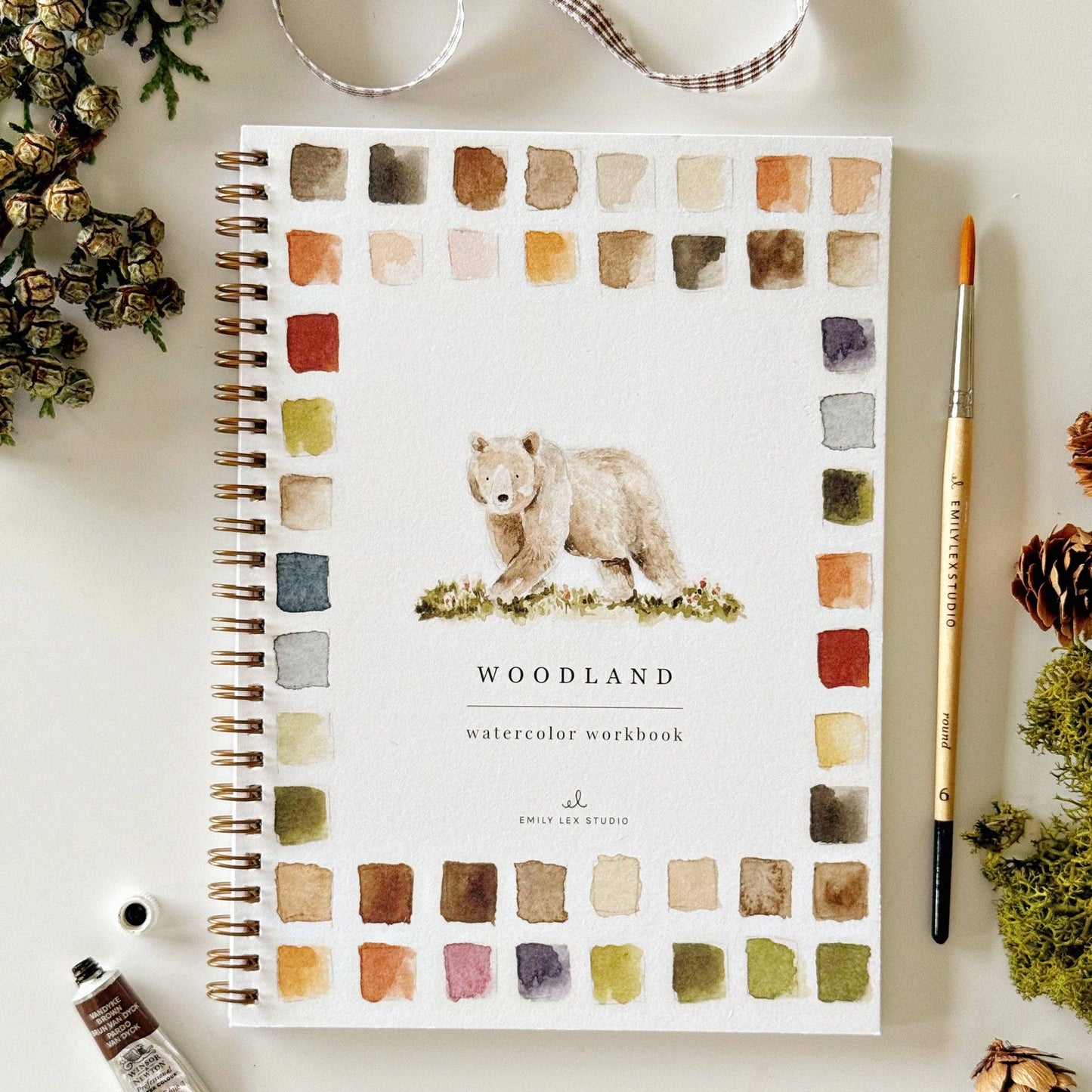 Emily Lex Watercolor Woodland Workbook