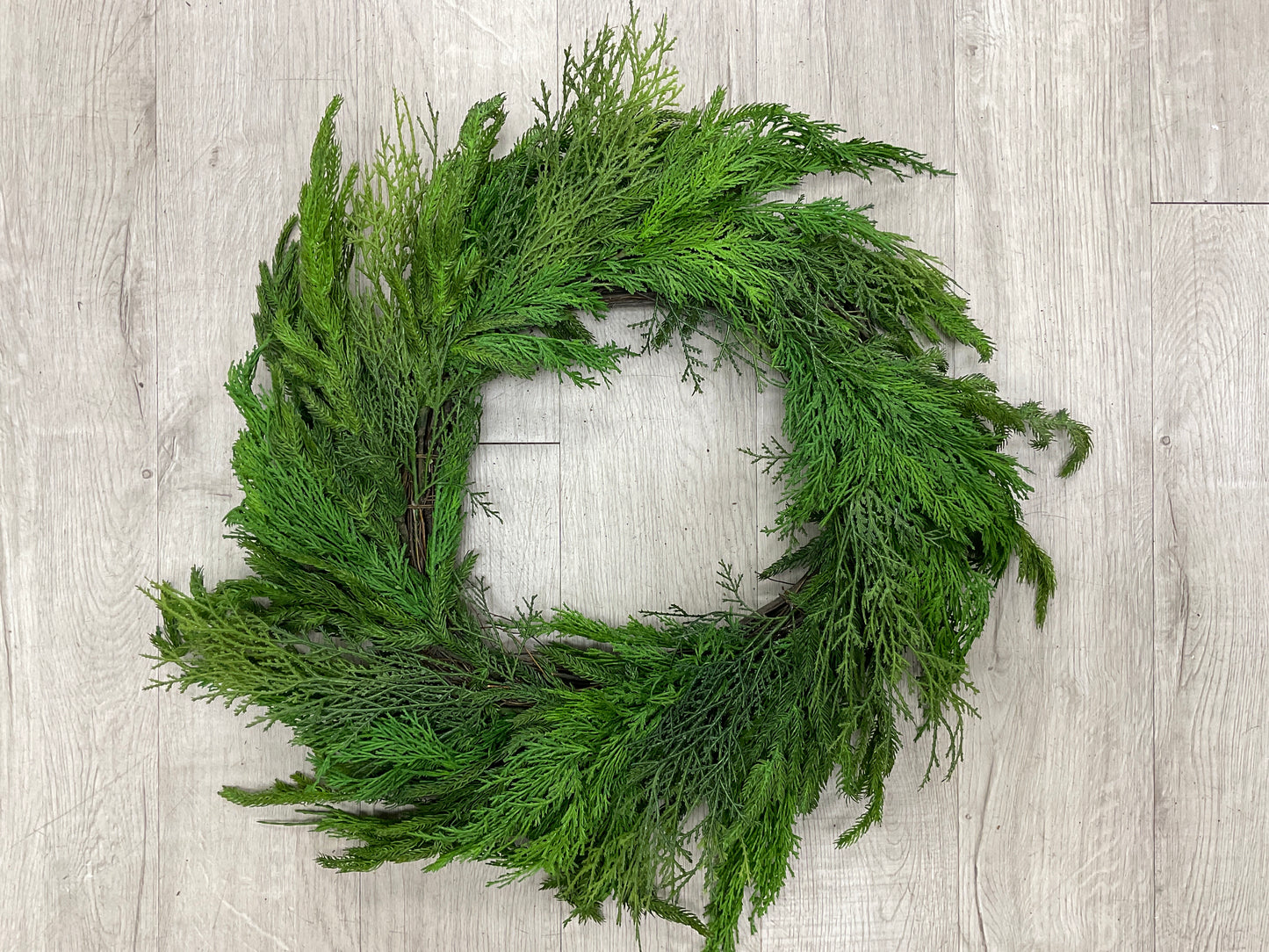 Real Touch Cypress Norfolk 26'' Wreath