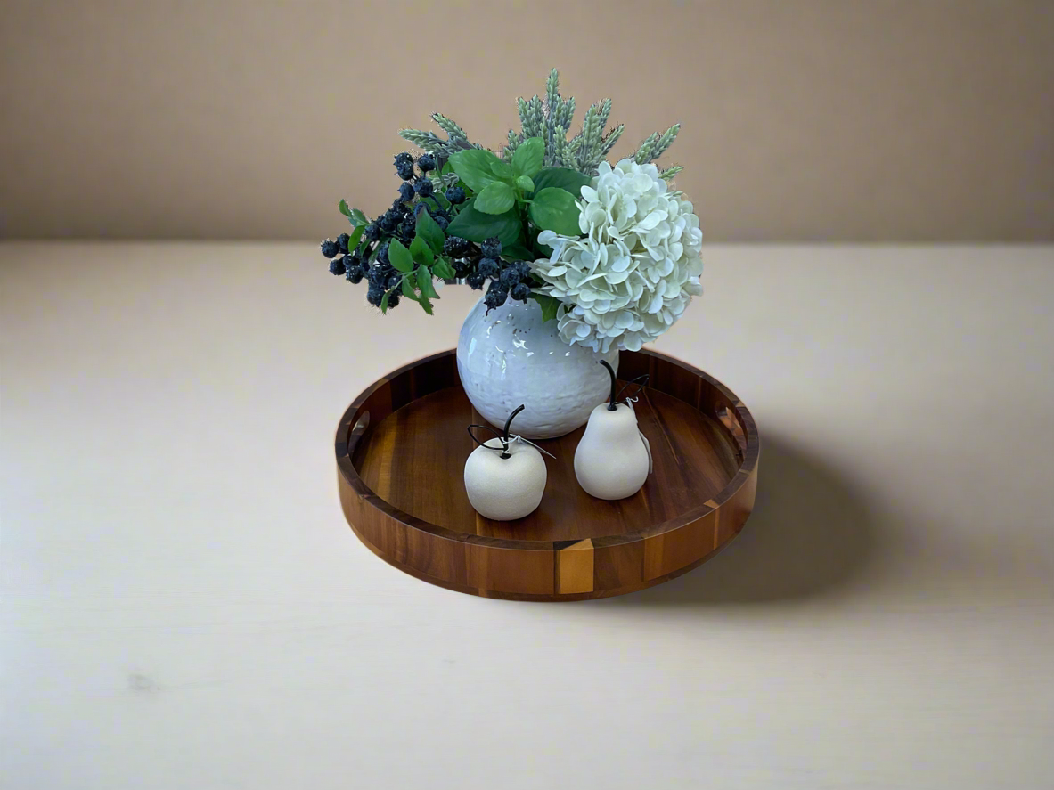 Sleek Wood Tray