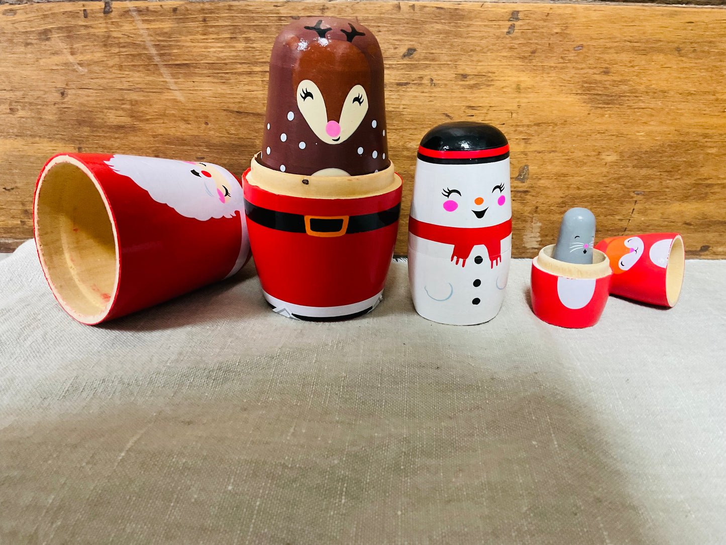 Nesting Santa Doll