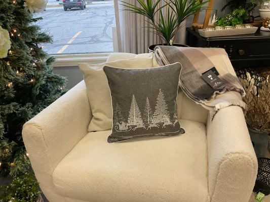 Cushion Cover Silver Woodland