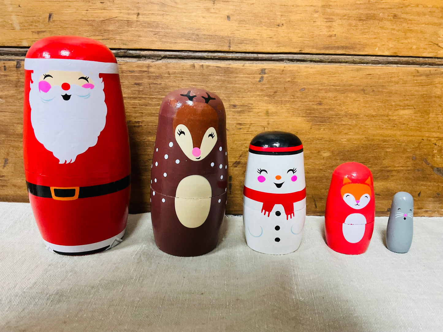 Nesting Santa Doll