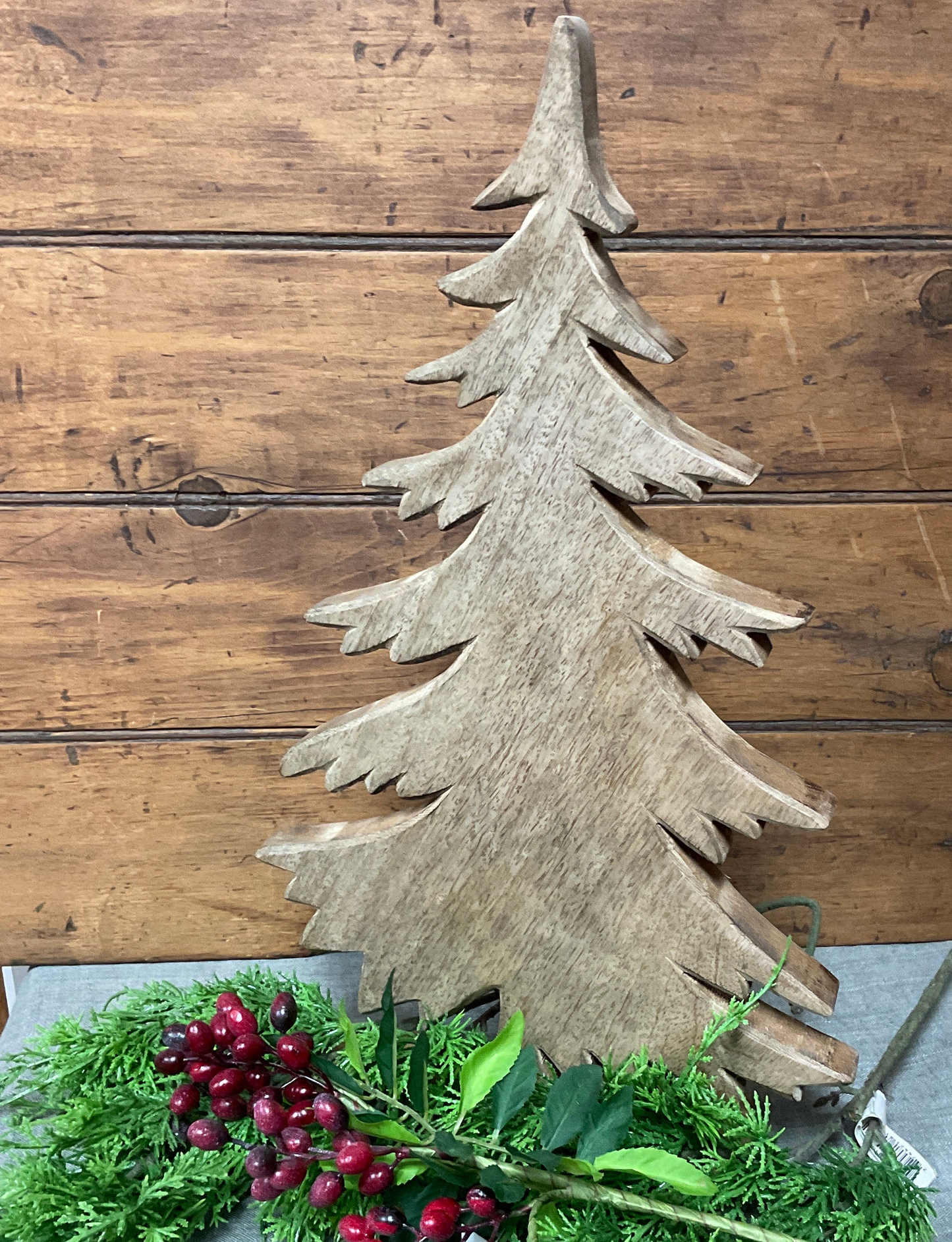 Natural Wood Christmas Tree
