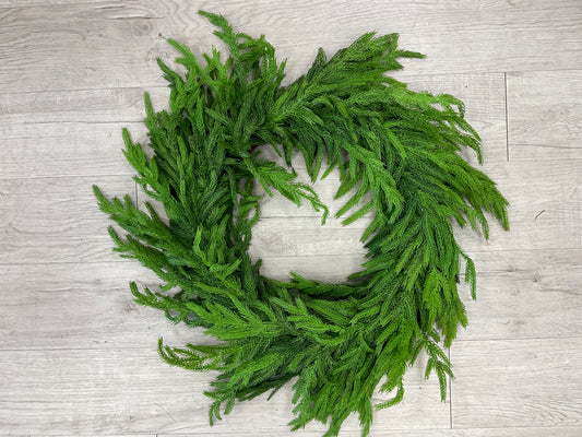 Real Touch Norfolk Pine 24'' Wreath