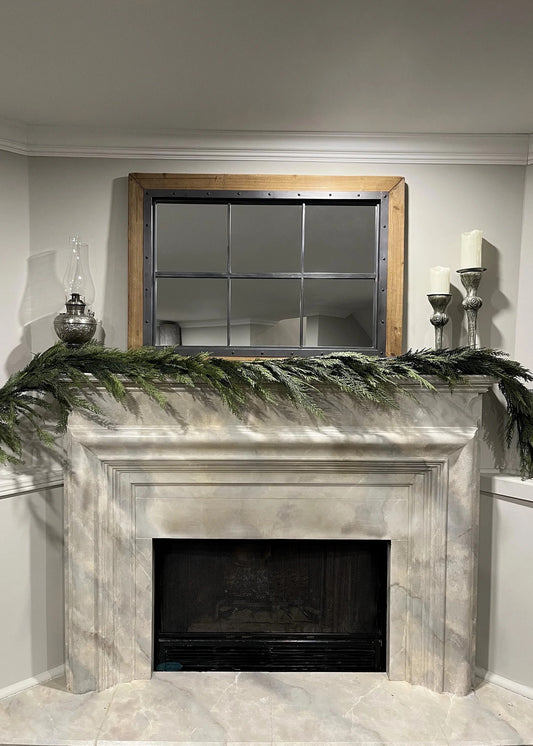 Fresh Touch Dark Green Sequoia Cypress Banister Garland