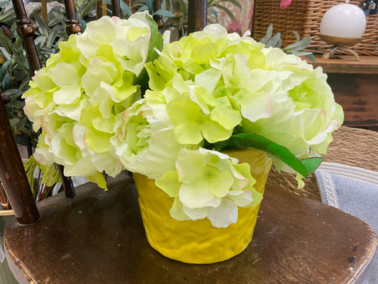 Textured Yellow Pot