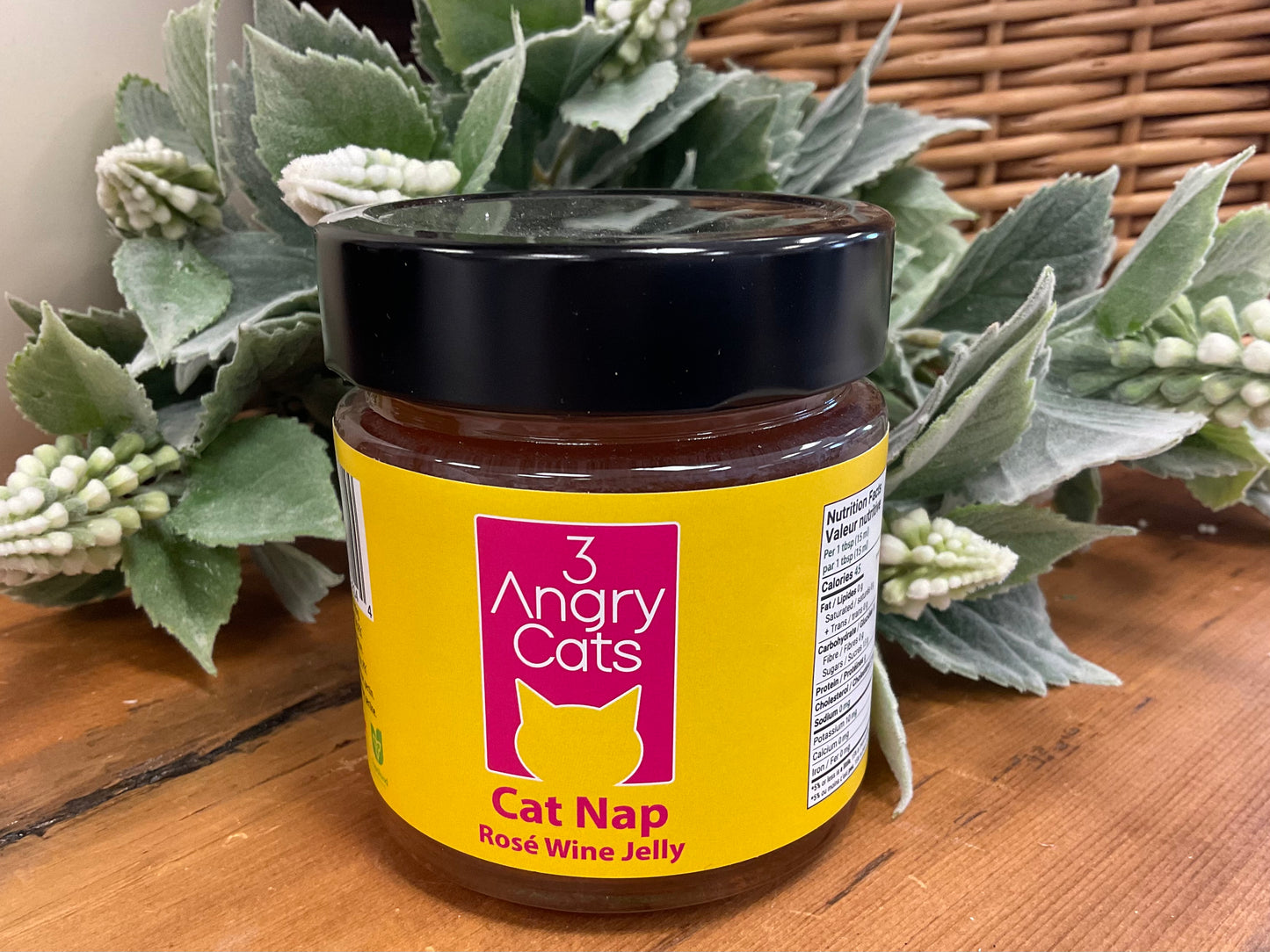 3 Angry Cats - Rosé Wine Jelly - locally made