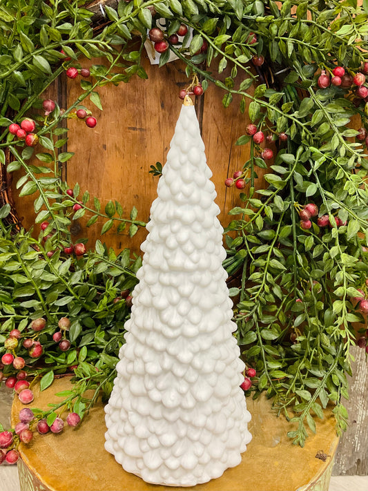 Ceramic Tree with Gold Top