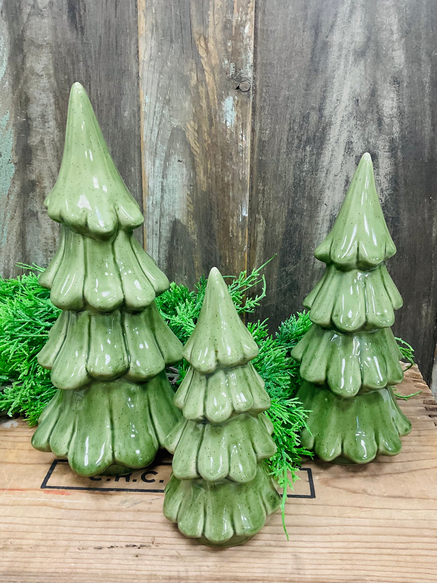 Green Ceramic Tree