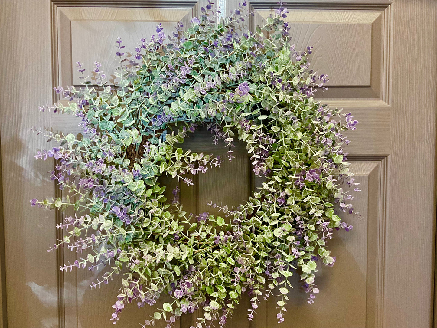 Purple Eucalyptus Wreath
