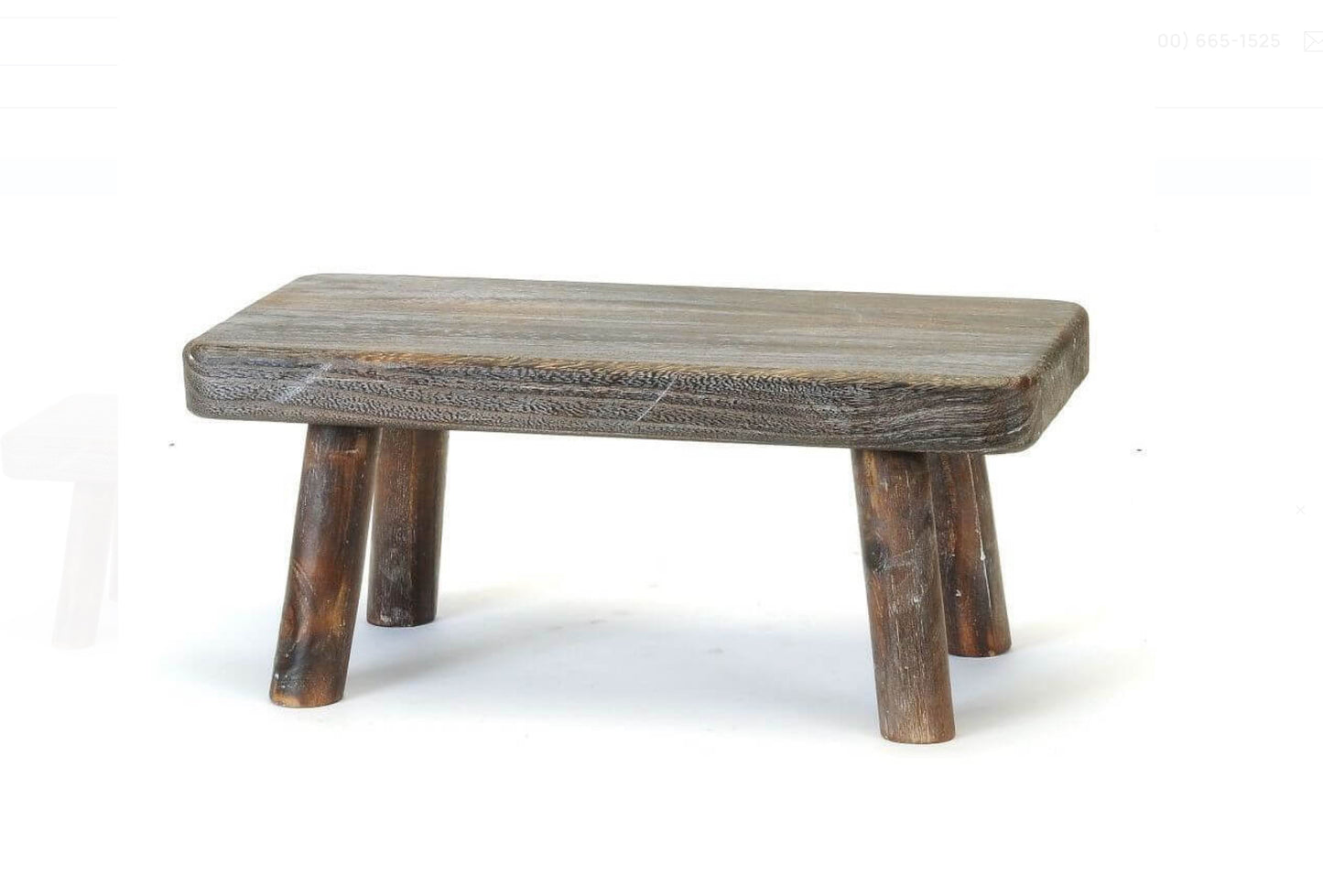 Wood Display Stool