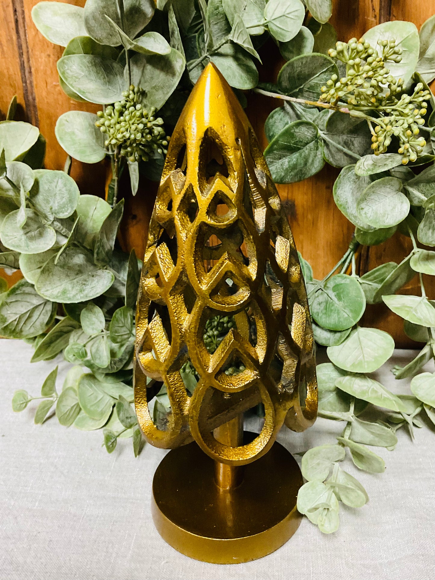 Alsace Brass Christmas Tree