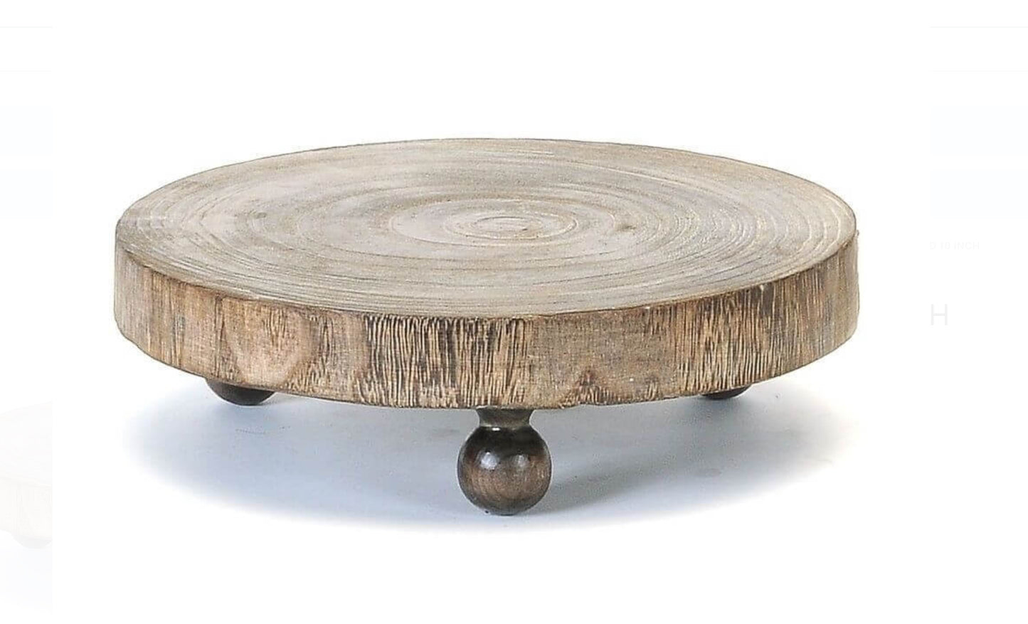 Round Wooden Riser on Legs