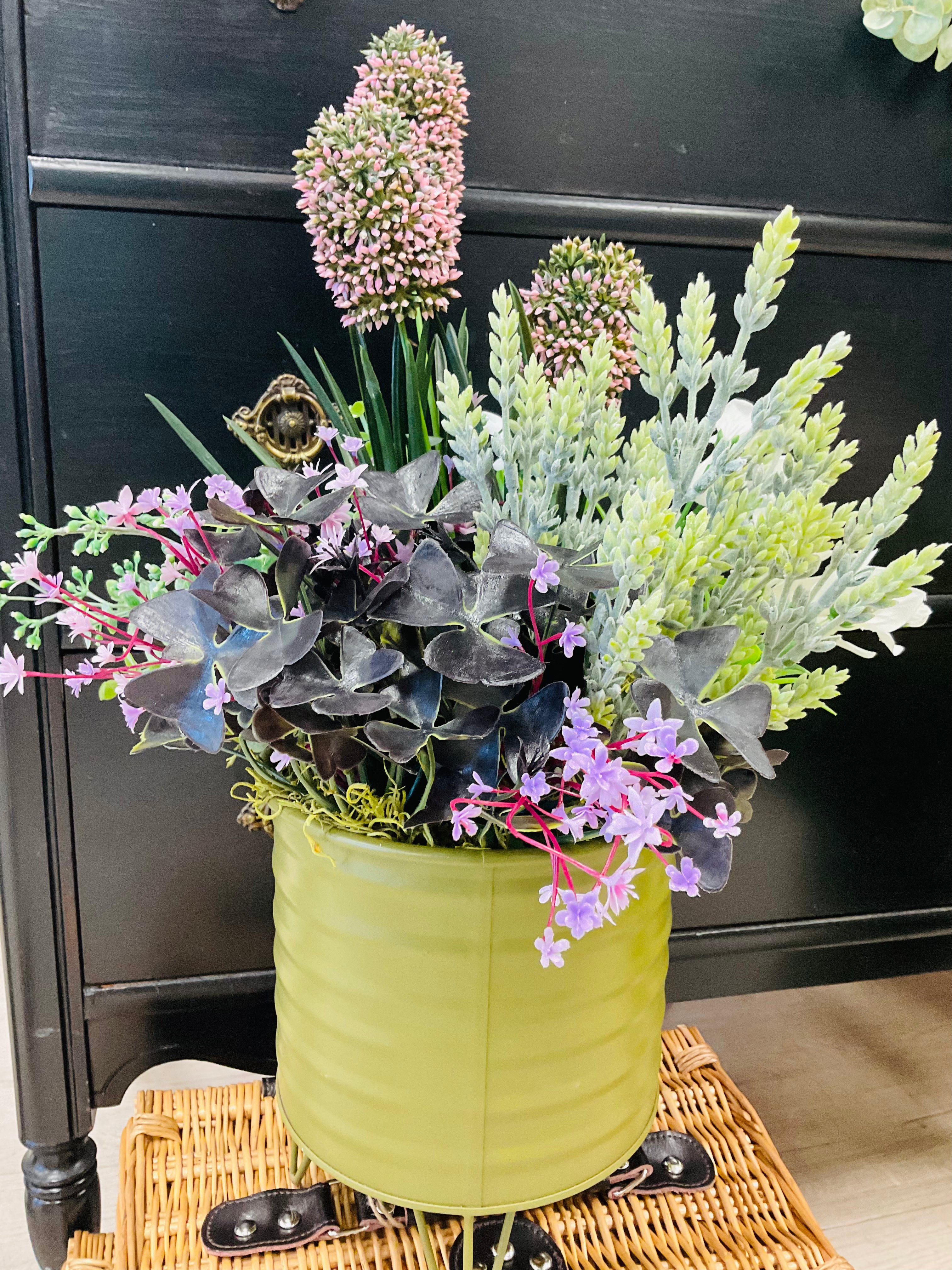 Plum Oxalis Planter