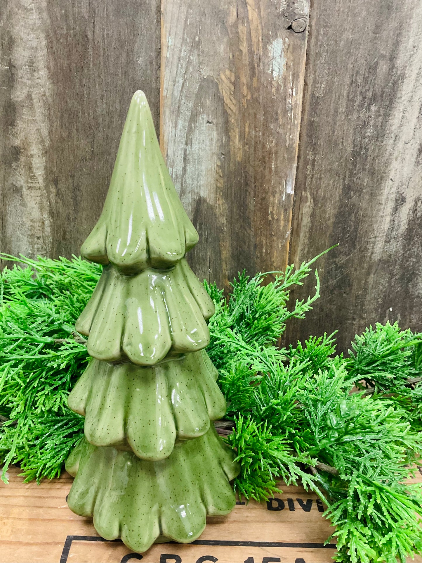 Green Ceramic Tree