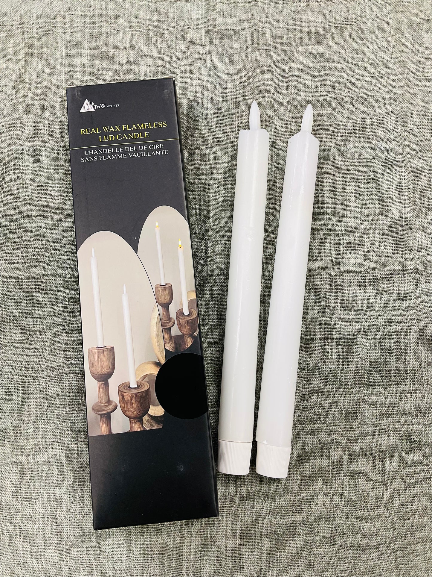 Real Wax Flameless LED Candle Sticks