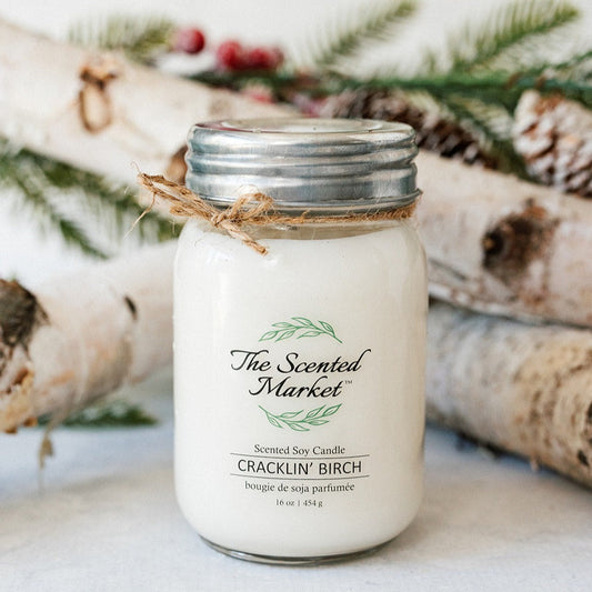 Cracklin’ Birch Soy Wax Candle - made in Canada