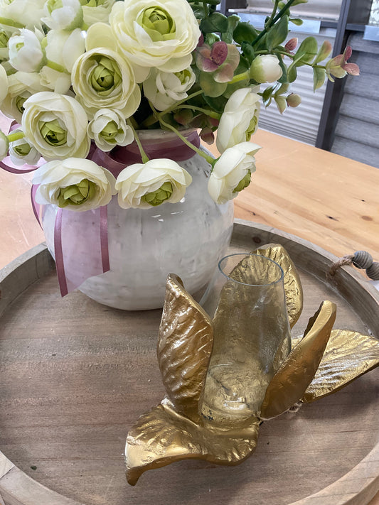 Budding Flower Sculpture