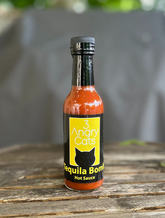 3 Angry Cats Hot Sauce - locally made