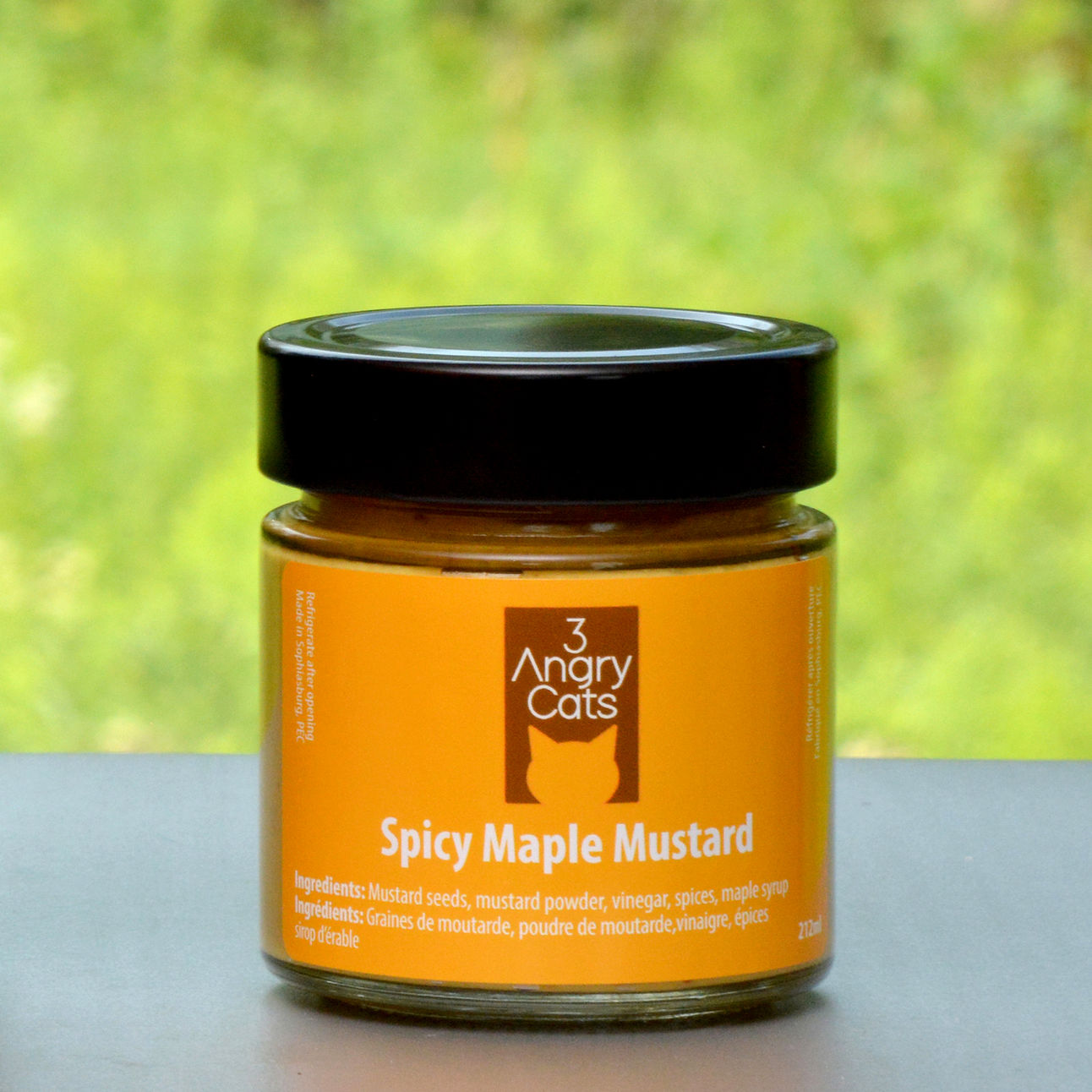 3 Angry Cats - Mustard - locally made