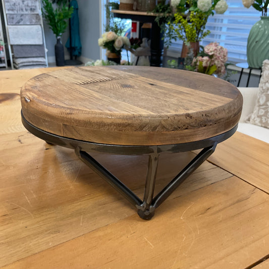 Metal and Wood Riser