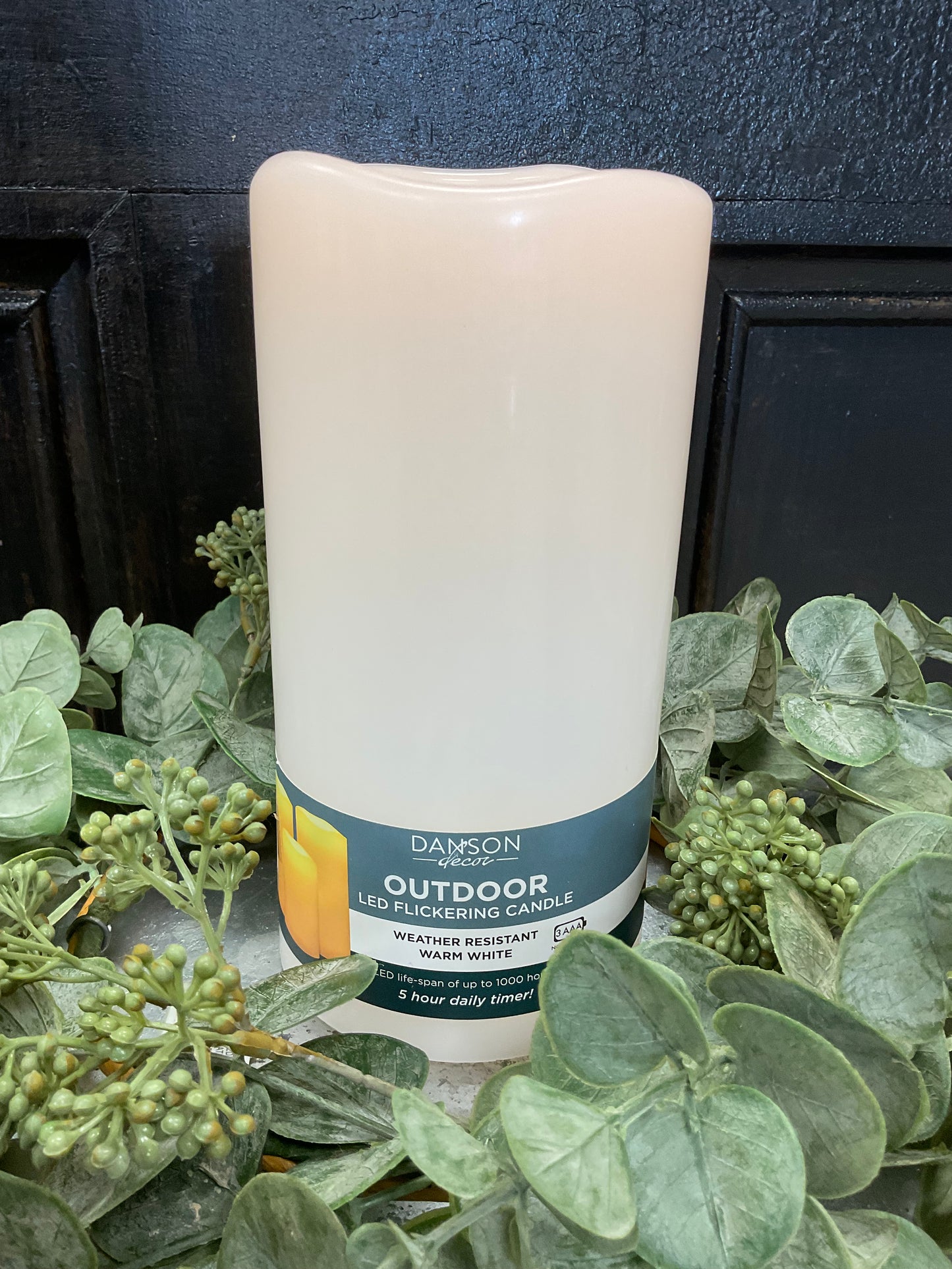 Outdoor Flickering LED Candle