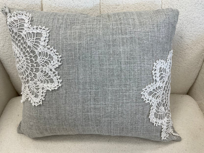 Linen & Lace Pillow