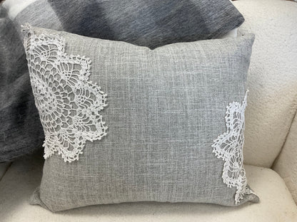 Linen & Lace Pillow