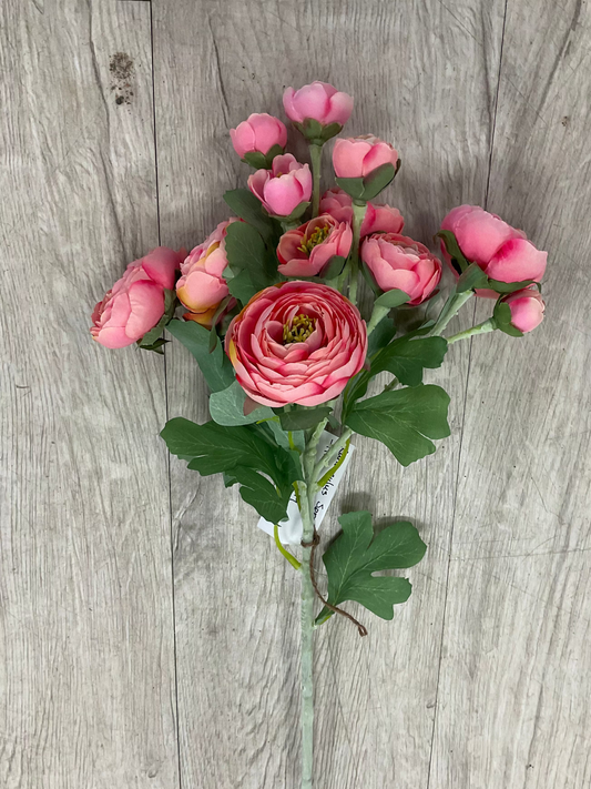 Ranunculus Spray 21.5" - Pink