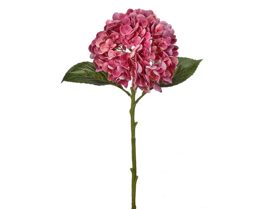 Real Touch Pink Hydrangea Stem