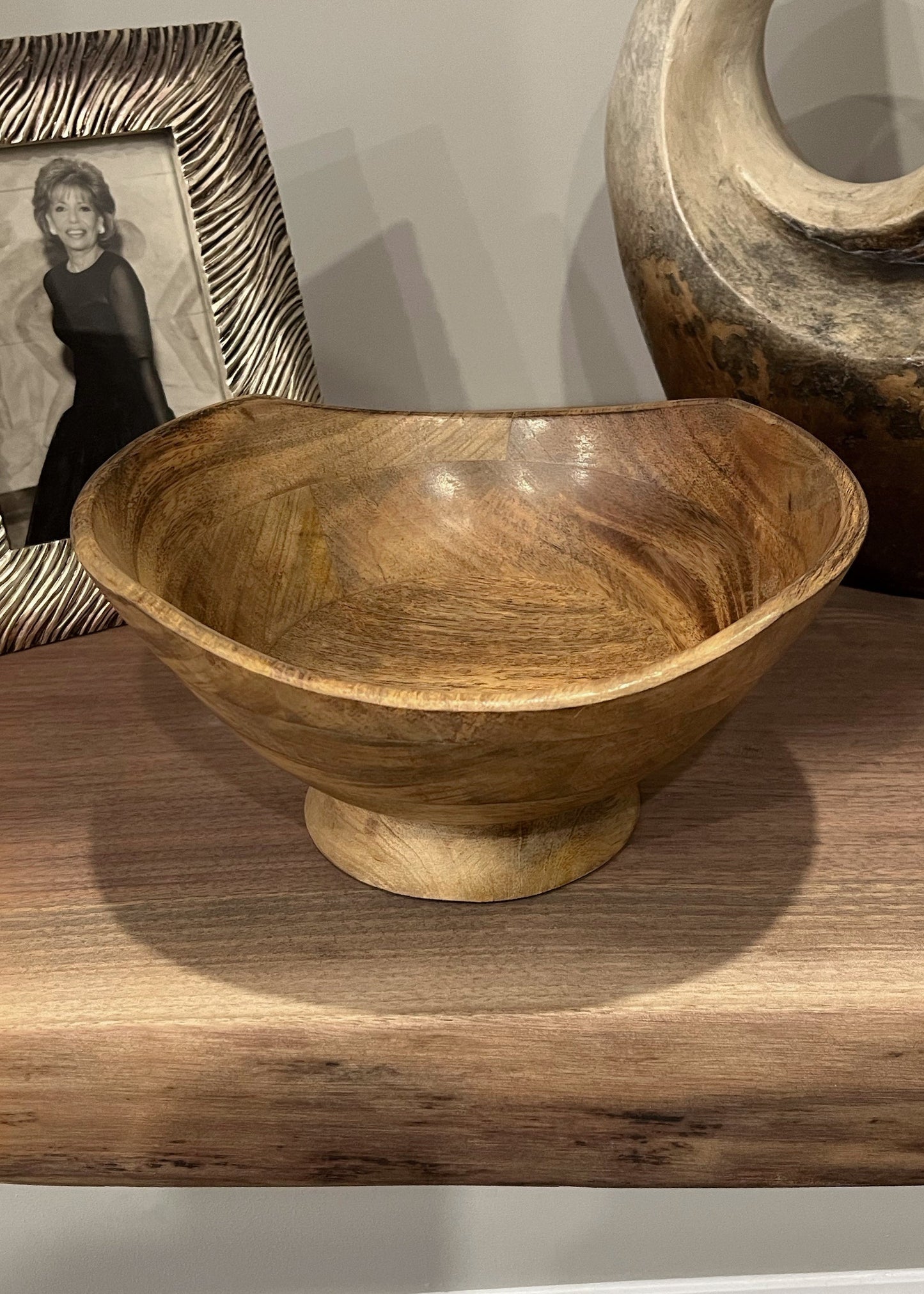 Sculpted Wooden Bowl