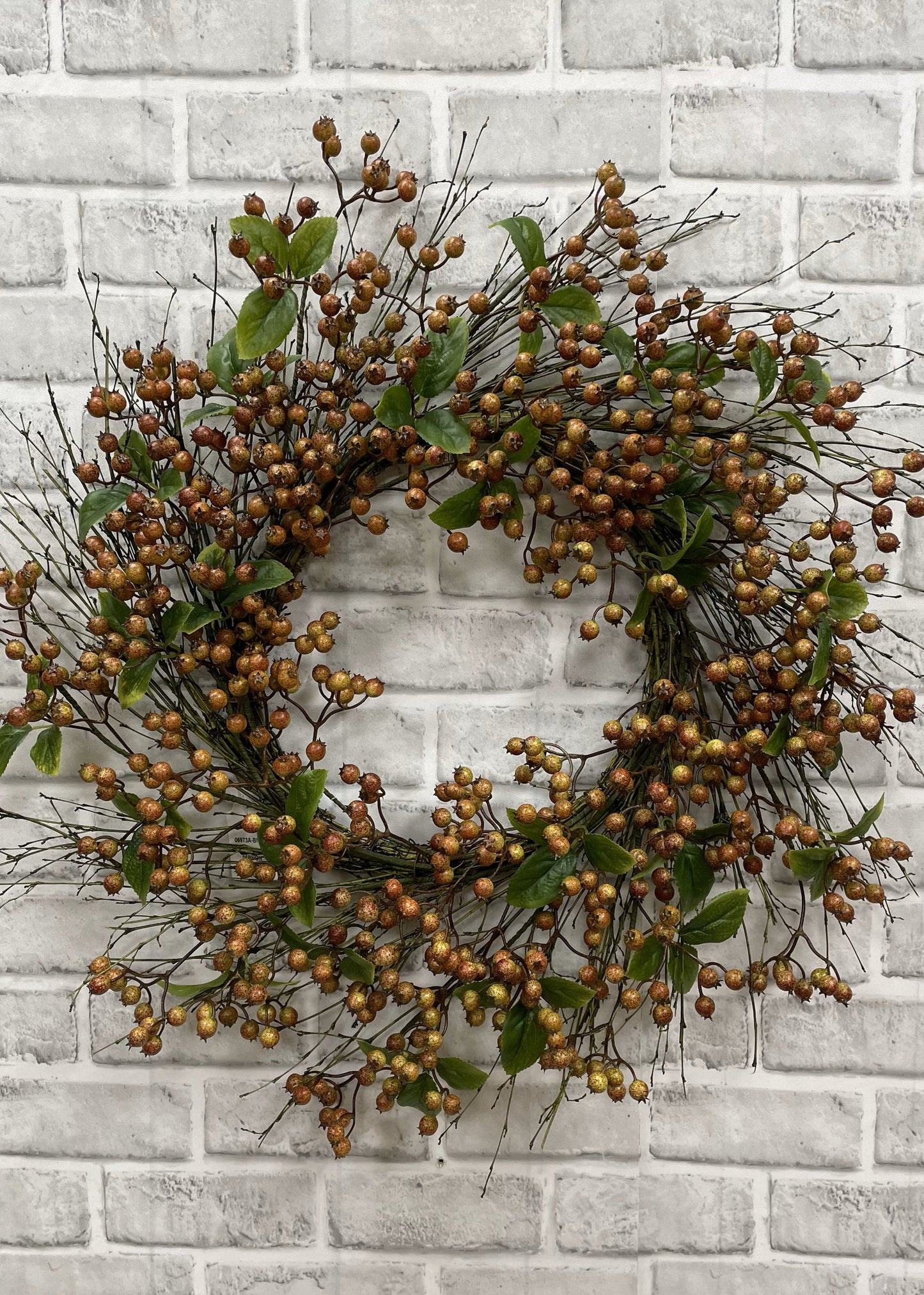 24” Fall Berry Wreath