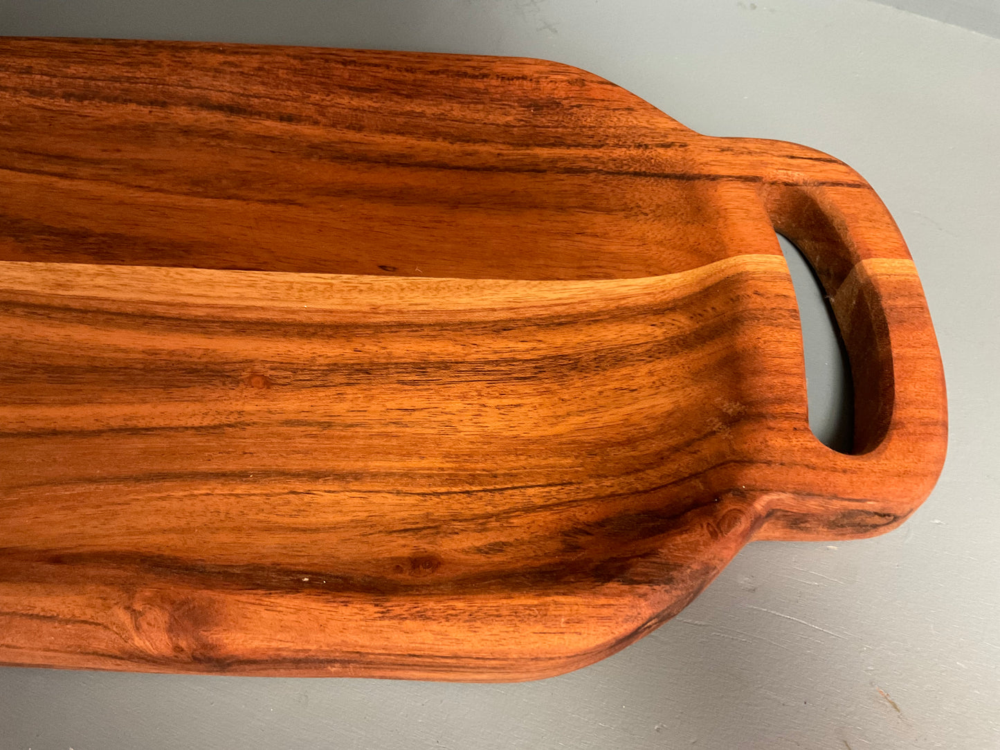 Acacia Wood Oval Serving Tray