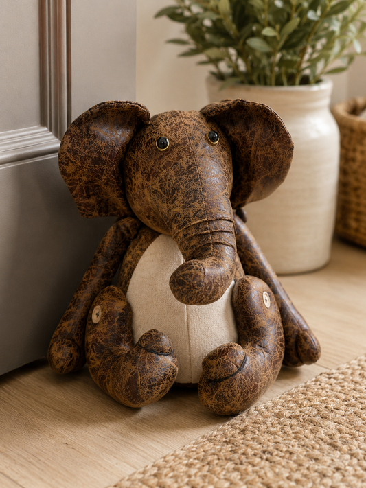 Edgar the Elephant Doorstop
