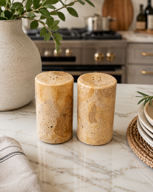 Marble Salt & Pepper Shakers
