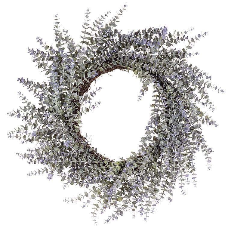 Purple Eucalyptus Wreath