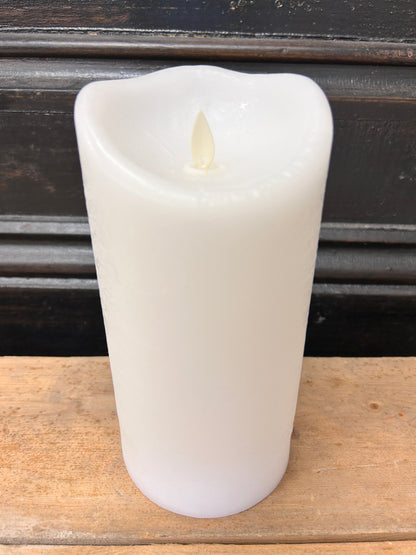 Moving Flame Candle Pillar