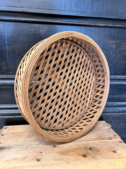 Round Wooden Trays