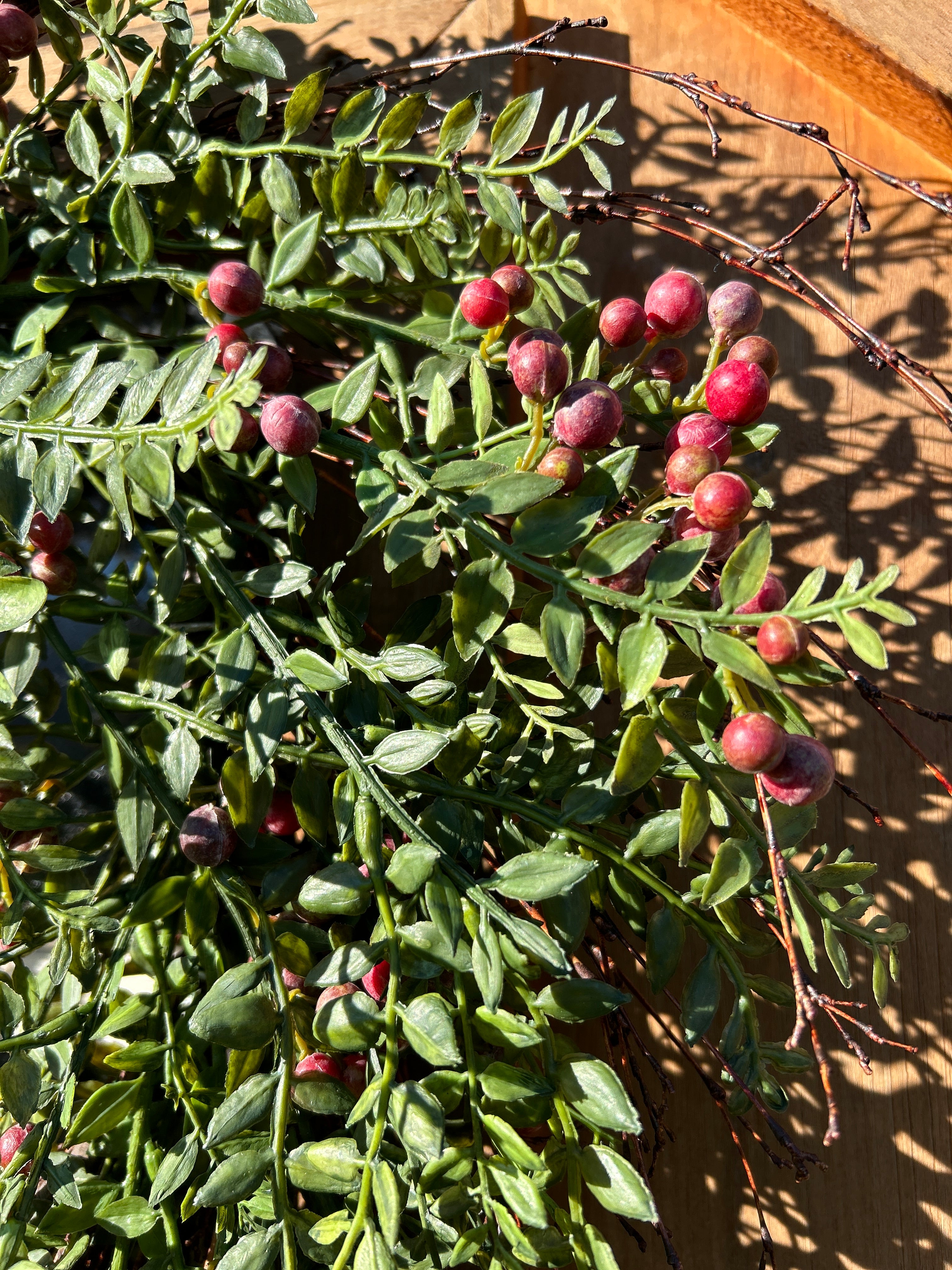 Nandina Berries Wreath