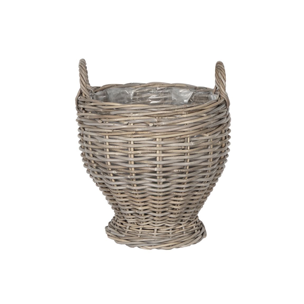 Kubu Grey Rattan Urn Medium