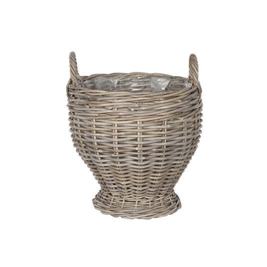 Kubu Grey Rattan Urn Medium