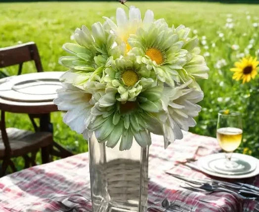 Gerbera Bundle-Cream/Green