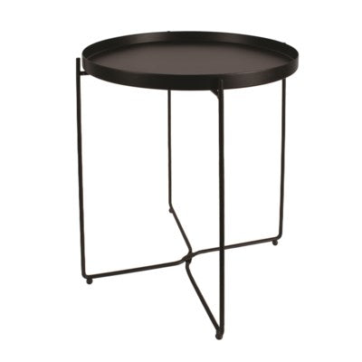 Black Metal Table - Round