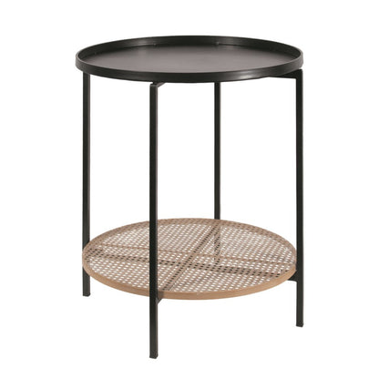 Chanel Black Cane Table